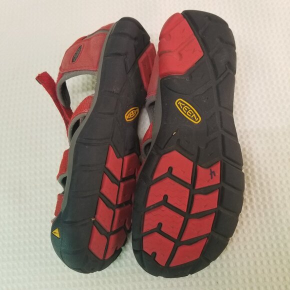Keen Kid's Newport H2 Sandals Red Size 4 - Picture 7 of 7